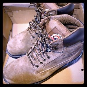 Mens Brahma 9.5 Steel Toe waterproof leather boots